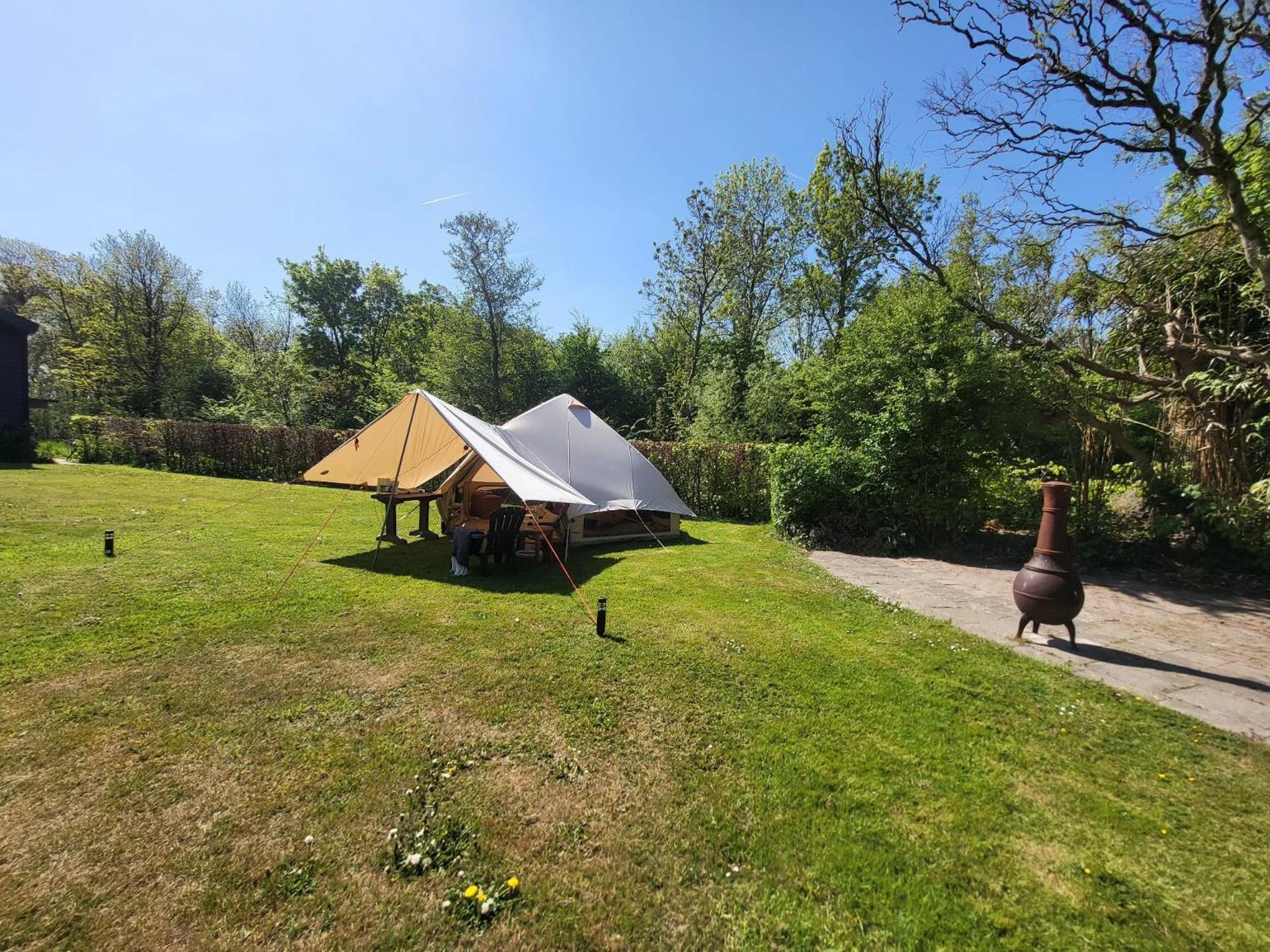 Sfeervolle Tipi Tent Dicht Bij De Kust. Schagerbrug ภายนอก รูปภาพ