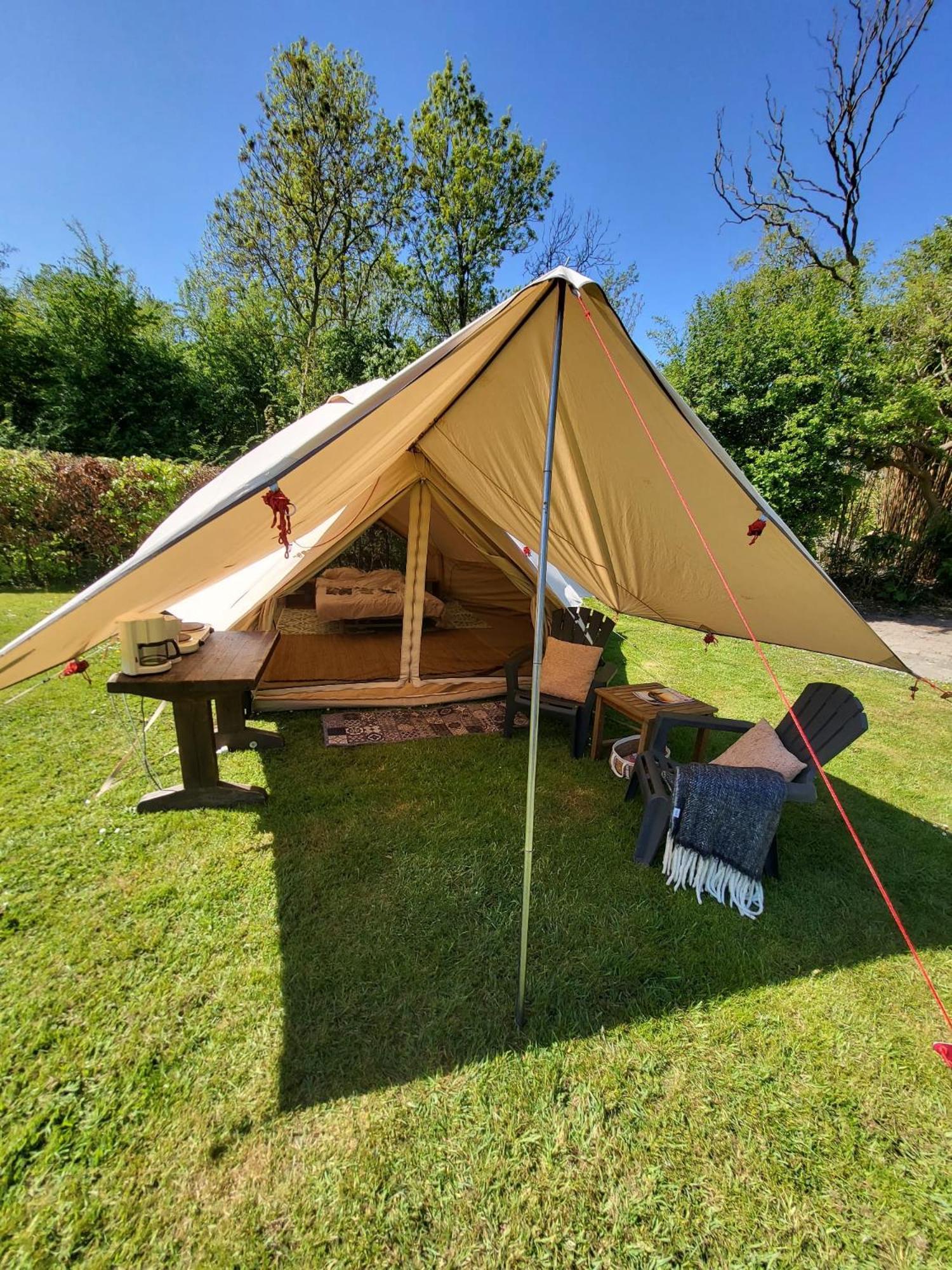 Sfeervolle Tipi Tent Dicht Bij De Kust. Schagerbrug ภายนอก รูปภาพ